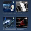 Rearview Mirror Car Phone Holder 360° Rotatable and Retractable Adjustable