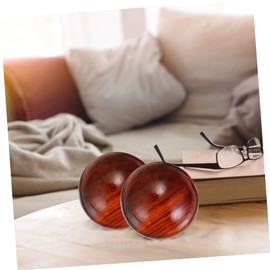 Baluue 4pcs Acupoint Massage Smooth Wooden Hand Exercise for and Muscle Tension Portable Hand and Relaxation