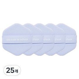 Partner_Reference Too Cool for School Air Fit Cushion Air Puff Light Blue 25pcs / 투쿨포스쿨 에어 핏 쿠션 에어퍼프 하늘색 25개