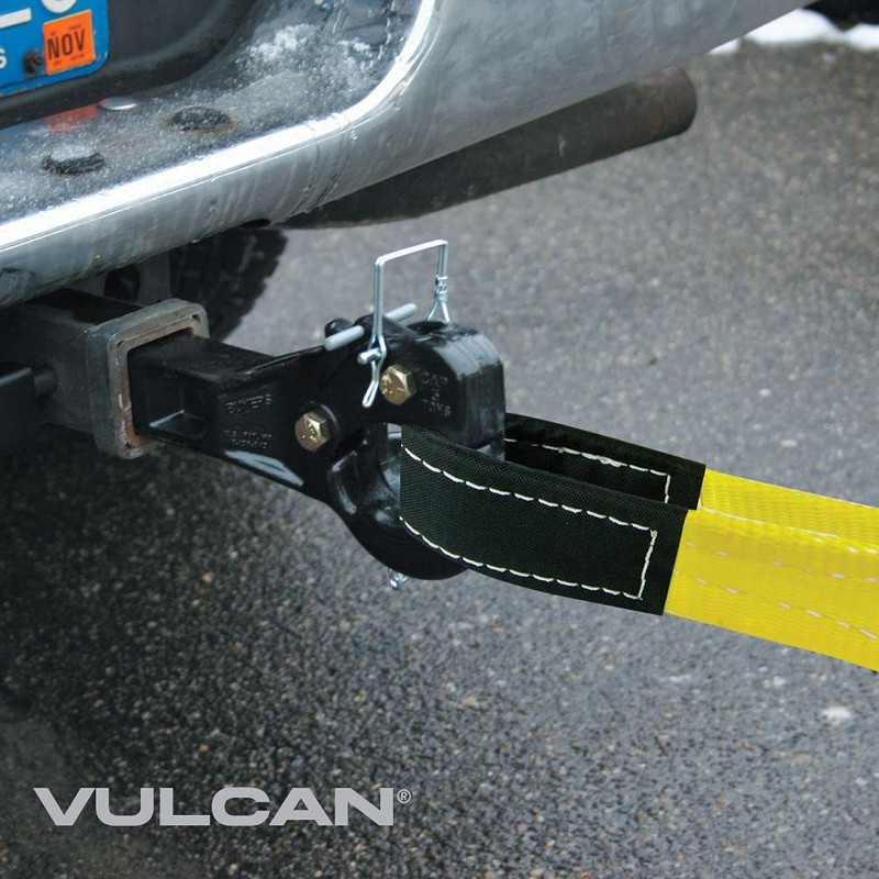 Vulcan Heavy Duty Tow Strap Kit - Includes 3" x