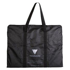 Clairefontaine 90130C Transport Bag for Drawing Folders (59 x 75 cm, Ideal for Transporting Your Artworks, Polyamide) Black
