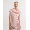 FRAAS Women's stole made of 100% silk, 60 x 180