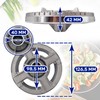 Triple Burner with Inlet Diameter 20 mm for Gas Cookers