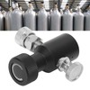 G1/2-14 CO2 Refill Adapter Connector Black Soda ASA Release Valve