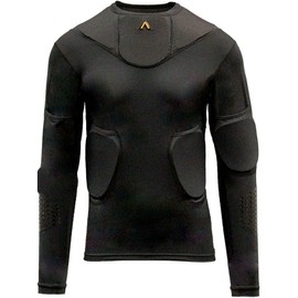 Aegis Interceptor Pro Goalie Base Layer Top, with High Performance, Lightweight, and Comfortable Impact Protection for Hockey Goalies Featuring D3O (X-Large)