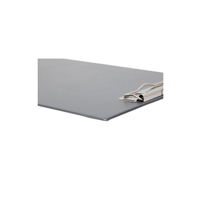 MAUL 2335295 A4 Portrait Clipboard with Foil Cover - Silver