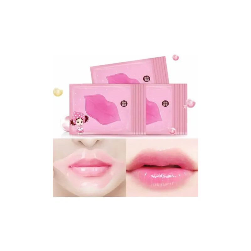 10 Mascarillas Coreanas 10 Colágeno Labios 10 Para Ojos