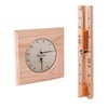 Sauna Set - Hygrometer Thermometer & Sanduhr Basic Klimamesser Meßgerät