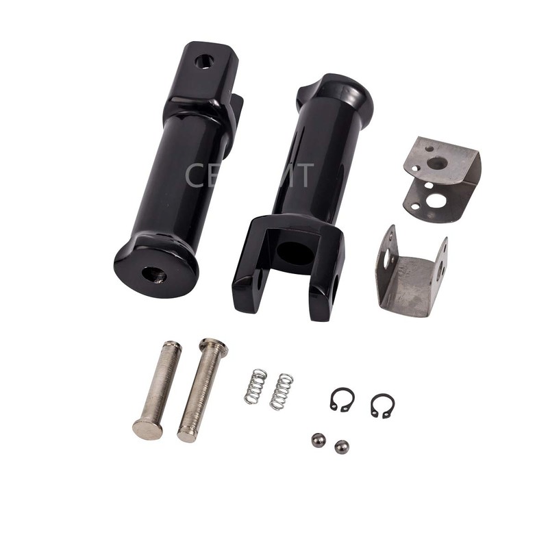 Passenger Foot Pegs Support Mount Bracket Kit Fit Harley Softail