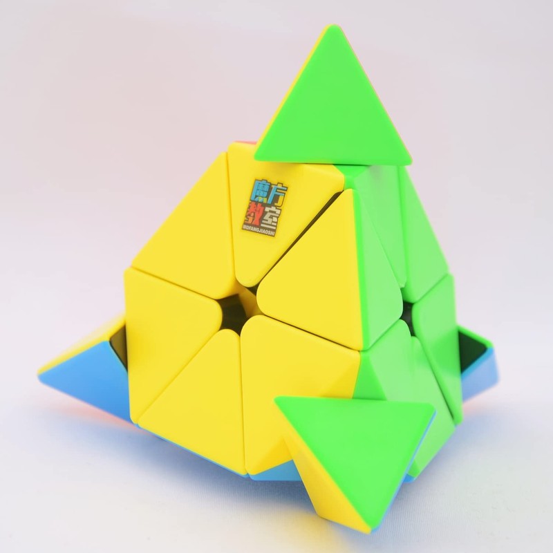 Bukefuno Moyu MoFang JiaoShi Meilong Pyramid Cube stickerless Magic Cubing