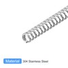 sourcing map Compression Spring, 5Pcs 304 Stainless Steel, 2mm OD,
