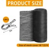 Adnee 33X18 Ft Oval Swimming Pool Leaf Net Cover,Pool Mesh