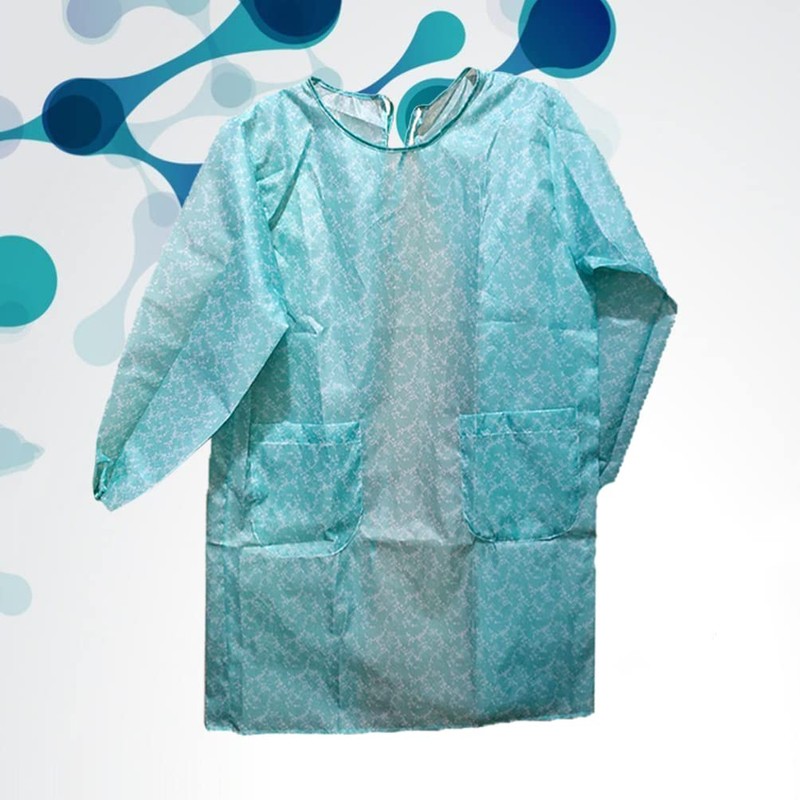 FOMIYES Long Sleeve Waterproof Apron, Adult Kitchen Apron, Household Apron