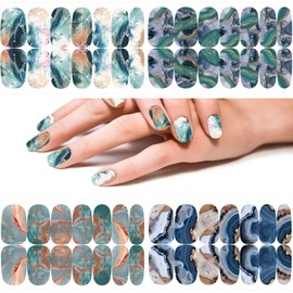 COLORBIRD Nail Sticker Marble Mineral Design Paste Manicure Cute Art (YMY2205-2208)