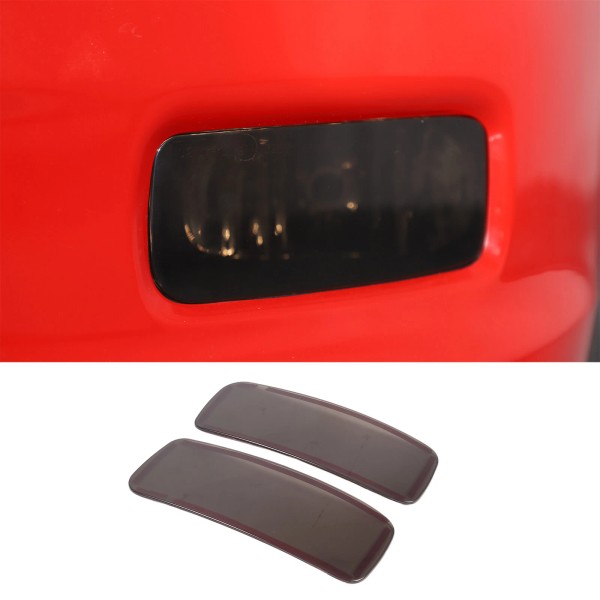 klend-cartrim ABS Front Fog Light Lamp Blackened Cover Trim Bezel