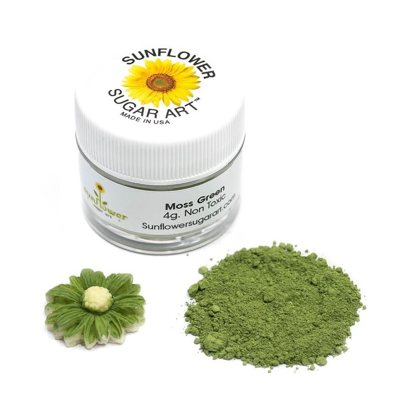Sunflower Sugar Art Moss Green Petal Dust Food Color -