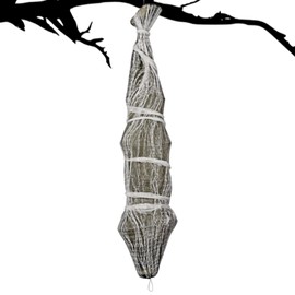 Gruselige gefälschte Leiche, gruselige Leichen-Requisiten, realistisches Spinnennetz-Design, gruselige Dekoration für Garten, Rasen, Terrasse, Hinterhof, Spukhaus, Urlaub, Outdoor