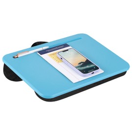 LapGear Compact Lap Desk - Alaskan Blue - Fits Up to 13.3 Inch Laptops - Style No. 43103