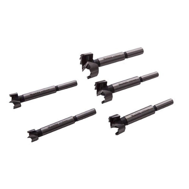 Makita D-47363 Forstner Drill Bit Set (5 Pieces)