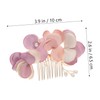 Baluue Bride Wedding Hair Comb Floral Side Comb Headpiece for
