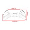 ABCERRS Motorcycle Front Spoiler Winglet Aerodynamic Wing Compatible with MT09