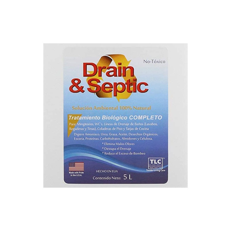 Tlc Bacteria Enzimas Eliminar Mal Olor Drenajes Baños Drain Septic
