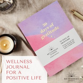 Gratitude Journal for Women - Mental Health Journals for Women, Wellness and Mindfulness Journal, Gratitude Diary, Mindfulness Gifts for Women, Self Care Journal - Positive Gifts for Women