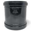Duraplast UK™ Black 110mm (4 Inch) Soil Pushfit Straight Coupler