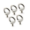 Yasorn 5pcs M8/0.32" Lifting Ring Eye Bolt Stainless Steel Screw