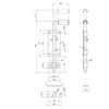 Door Bolt Gate Bolt Bolt Lock (2, Spring Latch 220/12)