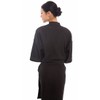 Perfehair Salon Customer Dress Hairdressing Cape Kimono Style (Color: Black)