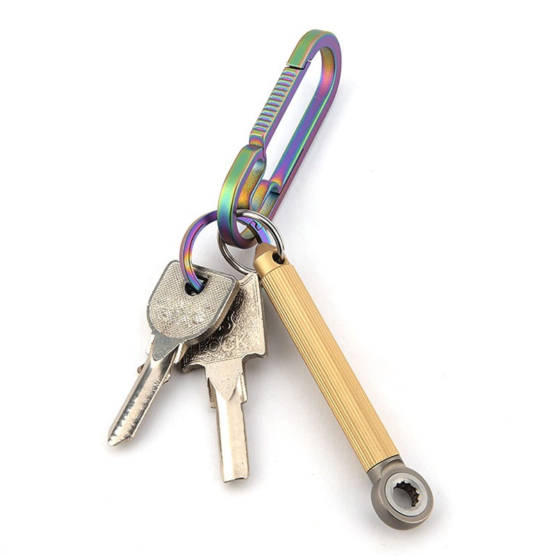 Right Angle Screwdriver Set Steel Slotted Crossed Keychain Screwdrivers Pocket