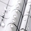 High-end fabric waterproof shower curtain 120 200cm bathroom partition, 6351044