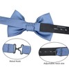 OCIA Pajarita de moño para hombre, ajustable, formal, para bodas,