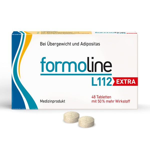 Formoline L112 Extra Set 2 x 48 Tablets Your Extra Strong "Calorie Magnet" for Losing and Maintaining Your Ideal Weight Go Down Three Dress Sizes