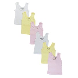 Baby Sleeveless Tank Tops 100% Cotton Shirts, Short Sleeve Tees 0-24 Months Boys, Girls, Unisex