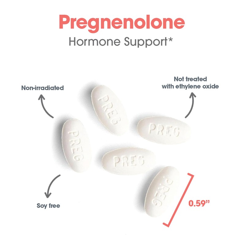 Allergy Research Group Pregnenolone 100mg - Progesterone Supplements for Women
