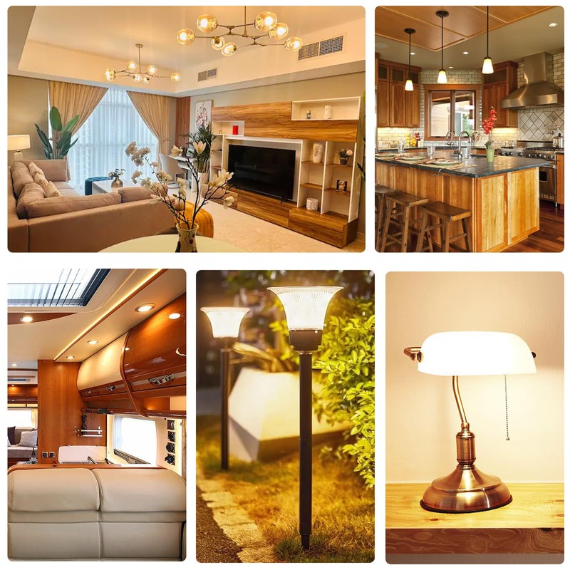 TAIYALOO G4 LED Bulb 3W 300LM 3000K Warm White, AC/DC