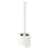 IKEA 201.595.22 Toilet Brush/Holder, 13.70x4.00x2.50 inch, White