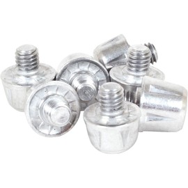 Gilbert Prolite Rugby Studs 10mm - 12 pack - Silver