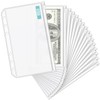 KTRIO 16pcs A6 Binder Pockets 6 Holes Budget Cash Envelopes