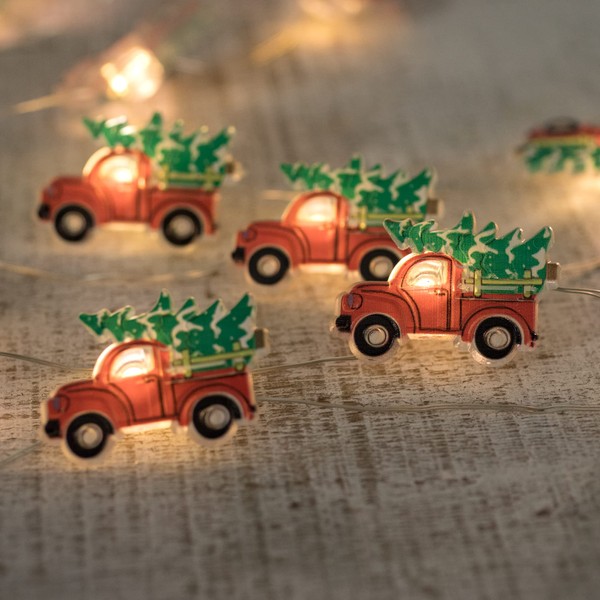 Northlight 20-Count LED Truck Hauling Tree Micro Christmas Light Set,