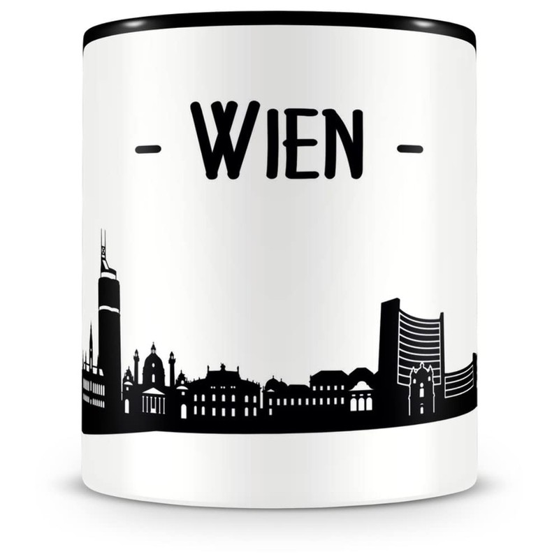 Samunshi® Vienna Skyline Coffee Cup / Tea Cup Height 95