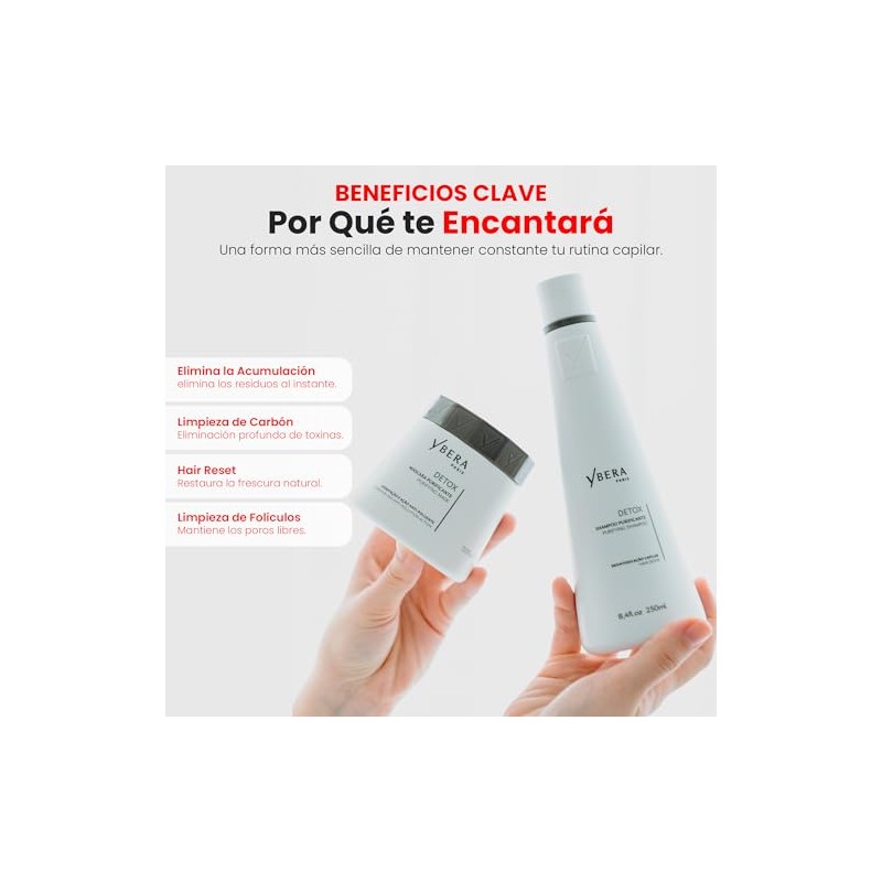 Kit Detox Healthy Fashion Gold Shampoo 500ml + Mascarilla 200gr