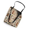 Flowers Bookshelf Embroidered Floral 3-D Boho Neutral Tote Bag