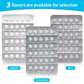 Maoerdental Orthodontic Wax 120 Pack, Easy to Mold Braces Wax, Dental Wax Long-Lasting Hold, Portable and Easy to Tear,Food Grade Relief Wax for Home Travel Office (Strawberry)