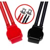 Ampper Military Spec Battery Terminal Top Post Kit with Cover,