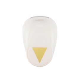 Vaessen Creative Triangles Motif Punch, 2 x 1.9 cm, Punch for Craft Paper, Coloured Paper, Scrapbook Paper or Decoupage Paper