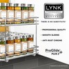 LYNK PROFESSIONAL® Pull Out Spice Rack Organizer for Inside Kitchen