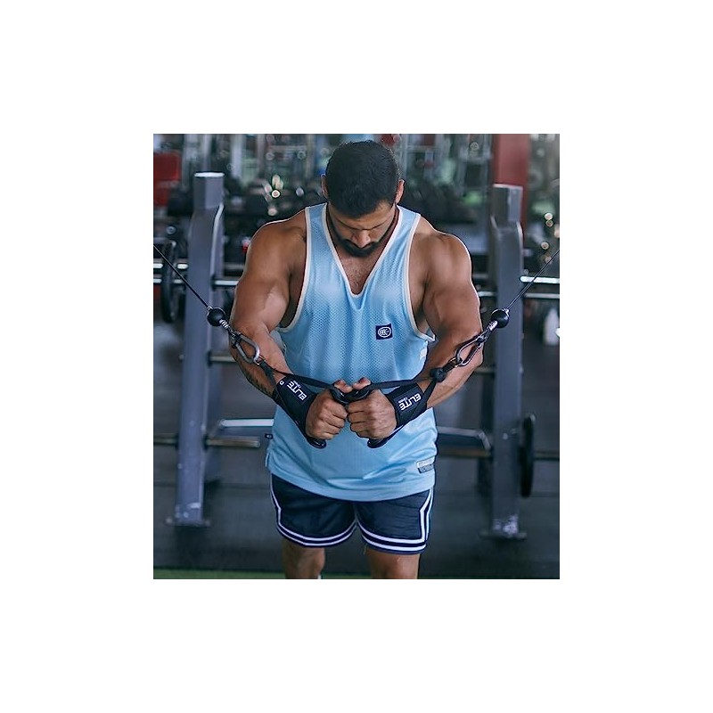 Paquete con straps y muñequeras para gimnasio, kit para levantamiento